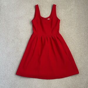 Banana Republic Red sleeveless Dress with pockets, size 6